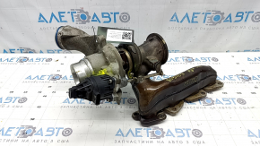 Turbocharger assembly with manifold for Mercedes GLC 300 20-22 with bracket, 112kW