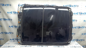Sunroof assembly for Ford Escape MK3 13-19, panoramic, gray curtain, curtain for cleaning