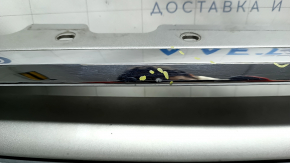 Ford Escape MK3 2017-2019 grille, gray, with chrome, with emblem, bumps, sand, scuffs