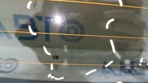 Lower glass in the rear hatch of a Hyundai Ioniq 17-22, heated, scratched