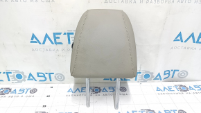 Rear left headrest for Ford Escape MK3 17-19 restyling, gray leather, with black button