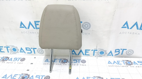 Rear left headrest for Ford Escape MK3 17-19 restyling, gray leather, with black button
