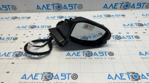 Side mirror right complete Honda CRV 23-25 with cover, 8 pins, turn signal. heating, BSM, black, scratches