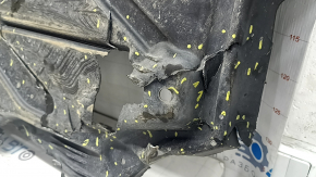 Front right underbody protection for Mercedes GLC 16-23, cracks, missing parts, broken body