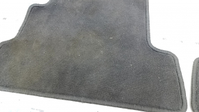 Set of floor mats for Ford Escape MK3 13-19, black cloth, type 1, dry-cleanable