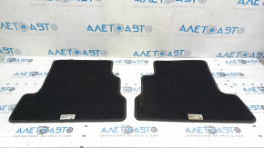 Set of floor mats for Ford Escape MK3 13-19, black cloth, type 1, dry-cleanable