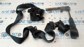 Passenger seat belt with squib and tensioner for Ford Escape MK4 20-24 black, non-retractable