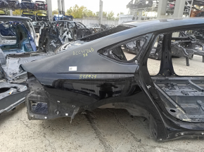 Black quarter wing, rear right, Honda Accord 23-24, on the body, bumps, dents