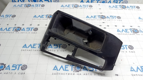 Honda Accord 23-24 center console trim, gloss black, with cup holders, scratches, needs cleaning, broken mount