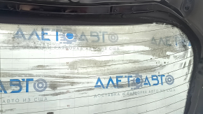 Lexus RX350 RX450h 10-15 blue 214 trunk door with glass, sooty