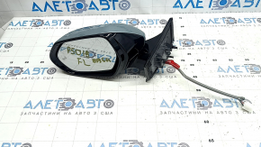 Left side mirror assembly for Toyota Prius 50 16-20, 6 pins, BSM, green, scratches