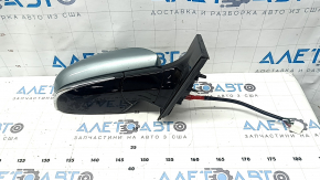 Right side mirror assembly for Toyota Prius 50 16-20, 6 pins, BSM, green, cracked, scratches