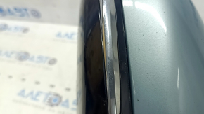 Right side mirror assembly for Toyota Prius 50 16-20, 6 pins, BSM, green, cracked, scratches