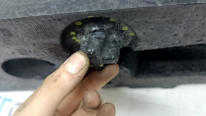 The front bumper absorber for a Toyota Prius 50 19-22 is broken.