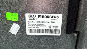 Audi Q3 83A 19-25 black trunk floor, needs cleaning, scratches on the handle