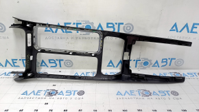 Ford Escape MK3 17-19 center console trim without cup holders, black, broken mount, scratches