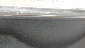 Audi Q3 83A 19-25 trunk opening trim, black with chrome, scuffs on chrome and plastic, broken fastener