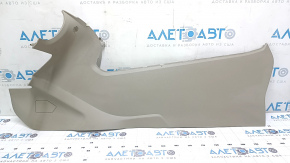 Left side center console trim for Ford Escape MK3 17-19, gray, with plug