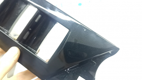 Front left window lift control trim for Toyota Prius 50 16-22, gloss black, scratches