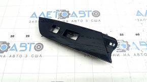 Front right window lift control trim for Toyota Prius 50 16-22, gloss black, scratches