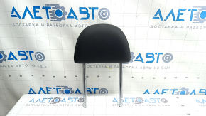 Rear left headrest, 2nd row, Audi Q3 83A 19-25, black leather, white stitching