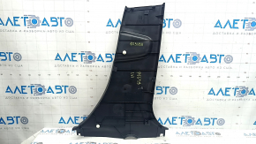 Toyota Prius 50 16-20 lower left center pillar trim, black, plastic turned white, scratch
