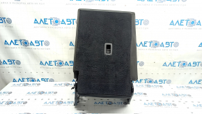 Backrest of the rear row of seats, 2nd row, right, Audi Q3 83A 19-25, black leather, white stitching