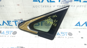 Lexus RX350 RX450h front left window with 10-15 scratches on the chrome.