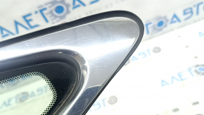 Front right window blind glass Lexus RX350 RX450h 10-15 chrome scratches on chrome