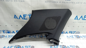 Rear pillar trim behind the left window, Audi Q3 83A 19-25, black, under the speaker