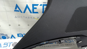 Rear pillar trim behind the left window, Audi Q3 83A 19-25, black, under the speaker