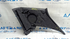 Rear pillar trim behind the left window, Audi Q3 83A 19-25, black, under the speaker