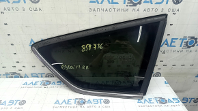 Rear right window, blind glass, Ford Escape MK3 13-19, chrome, cut seal