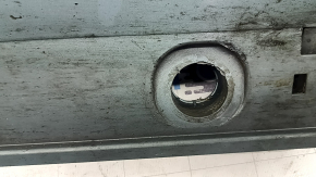 Right threshold Toyota Prius 50 16-22 green, broken fasteners, scratches, cracks