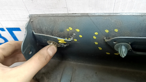 Right threshold Toyota Prius 50 16-22 green, broken fasteners, scratches, cracks