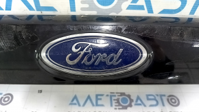 Upper trunk door molding with Ford Escape MK3 emblem, 17-16 rest, black, under the camera, broken fastener, glued