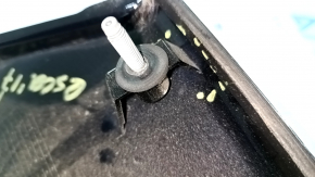 Upper trunk door molding with Ford Escape MK3 emblem, 17-16 rest, black, under the camera, broken fastener, glued
