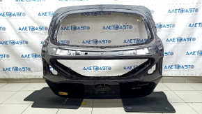 The tailgate is bare, black, for the Hyundai Ioniq 17-22.