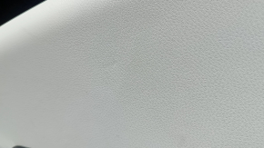 Door trim panel rear right Toyota Prius 50 16-22 black with gray insert leather, leather armrest, with handle, scratches, dent