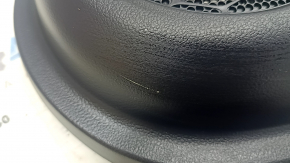 Door trim panel rear right Toyota Prius 50 16-22 black with gray insert leather, leather armrest, with handle, scratches, dent