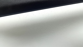 Front left door trim panel for Toyota Prius 50 16-22, black with gray insert, with leather armrest, with handle, scratches