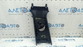 Right upper center pillar trim for Audi Q3 83A 19-25 black, scratches