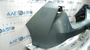Bare rear bumper for Toyota Prius 50 19-22 with parking sensors and PMA, green