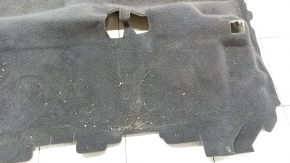 Rear floor covering for Ford Escape MK3 17-19 black type 2, dry cleanable, foam tears