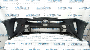 Bare front bumper for Toyota Prius 50 19-22 with parking sensors and PMA, green, broken fasteners, dents, scratches