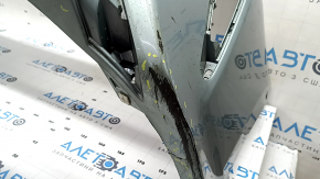 Bare front bumper for Toyota Prius 50 19-22 with parking sensors and PMA, green, broken fasteners, dents, scratches