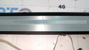 Audi A4 B9 17-25 S-Line outer front right door sill trim with backlight, scratches