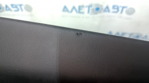 Tesla Model Y 20-25 rear right door panel, black leather, type 1, with backlighting, matte trim, with speaker, with suede insert, with window lift control, with door opening button, scratch