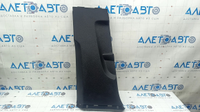 Lower left center pillar trim for Audi Q3 83A 19-25, black, scratches
