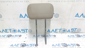 Rear center headrest for Ford Escape MK3 2017-2019, gray leather, gray stitching